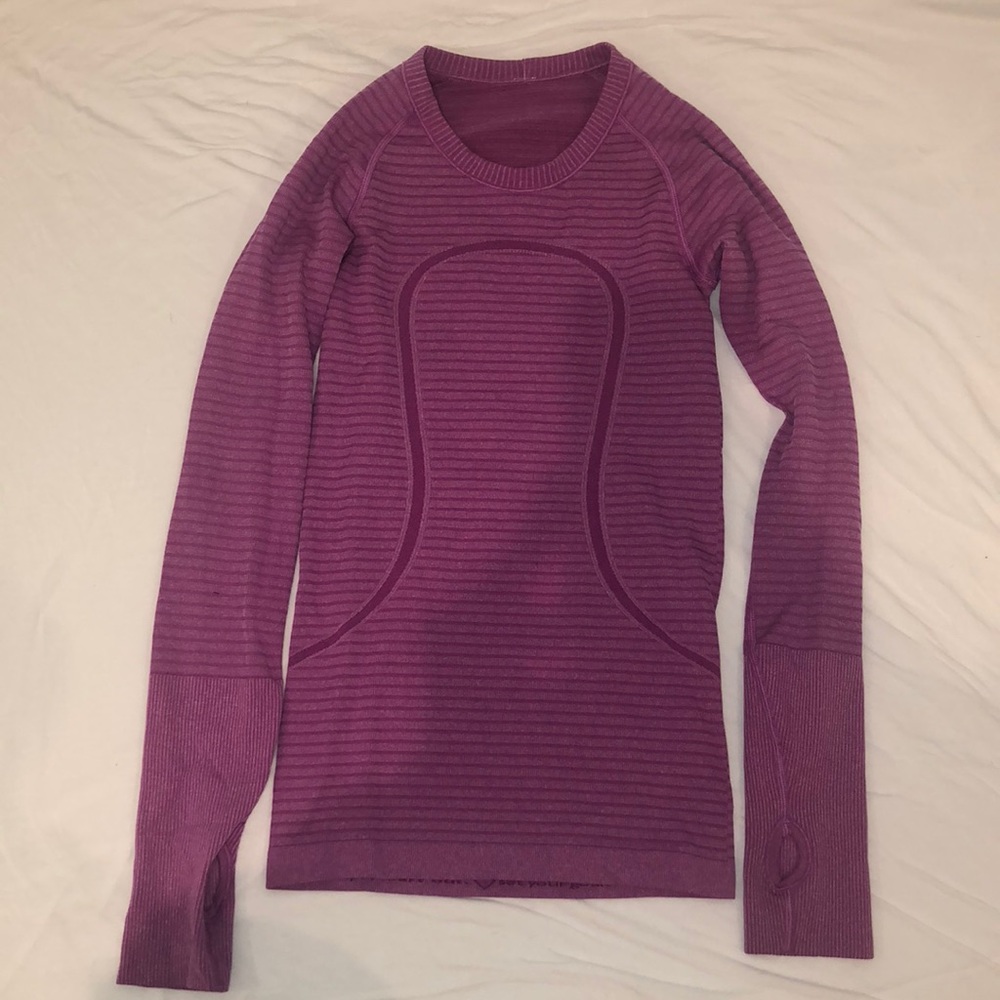 Lululemon long sleeve purple size 2